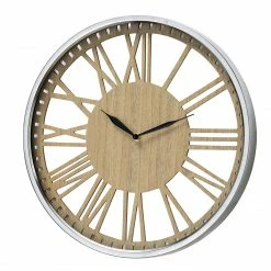 Boltze Wanduhr Callisto - Eisen - Silber