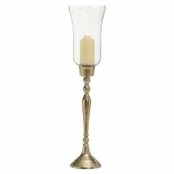 Boltze Windlicht Vendi - Aluminium - Gold