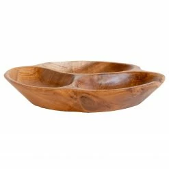 Twentyfour Schale Nola - Teakholz - Braun