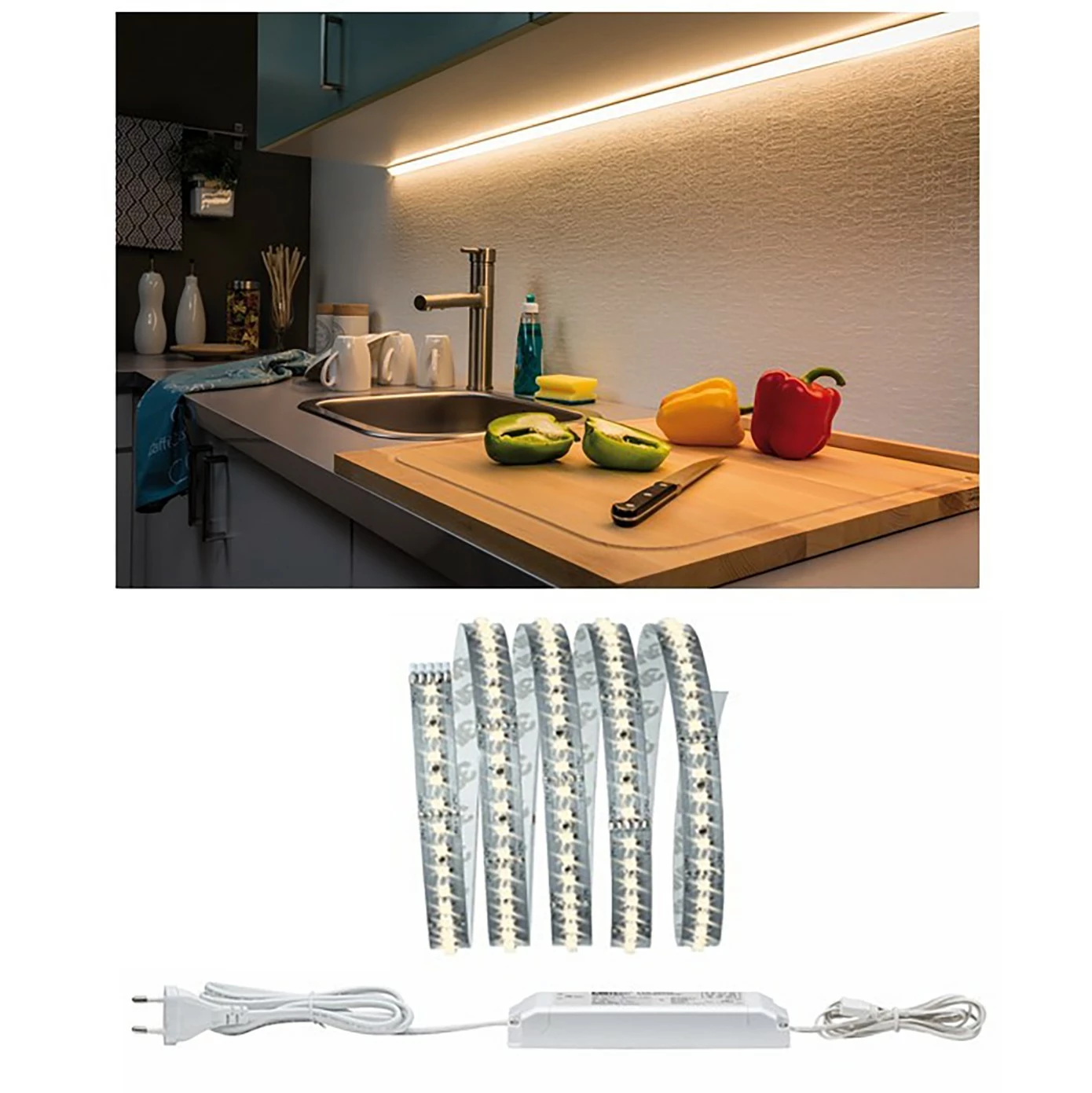 Paulmann LED-Stripes MaxLED 1,5m I - Aluminium
