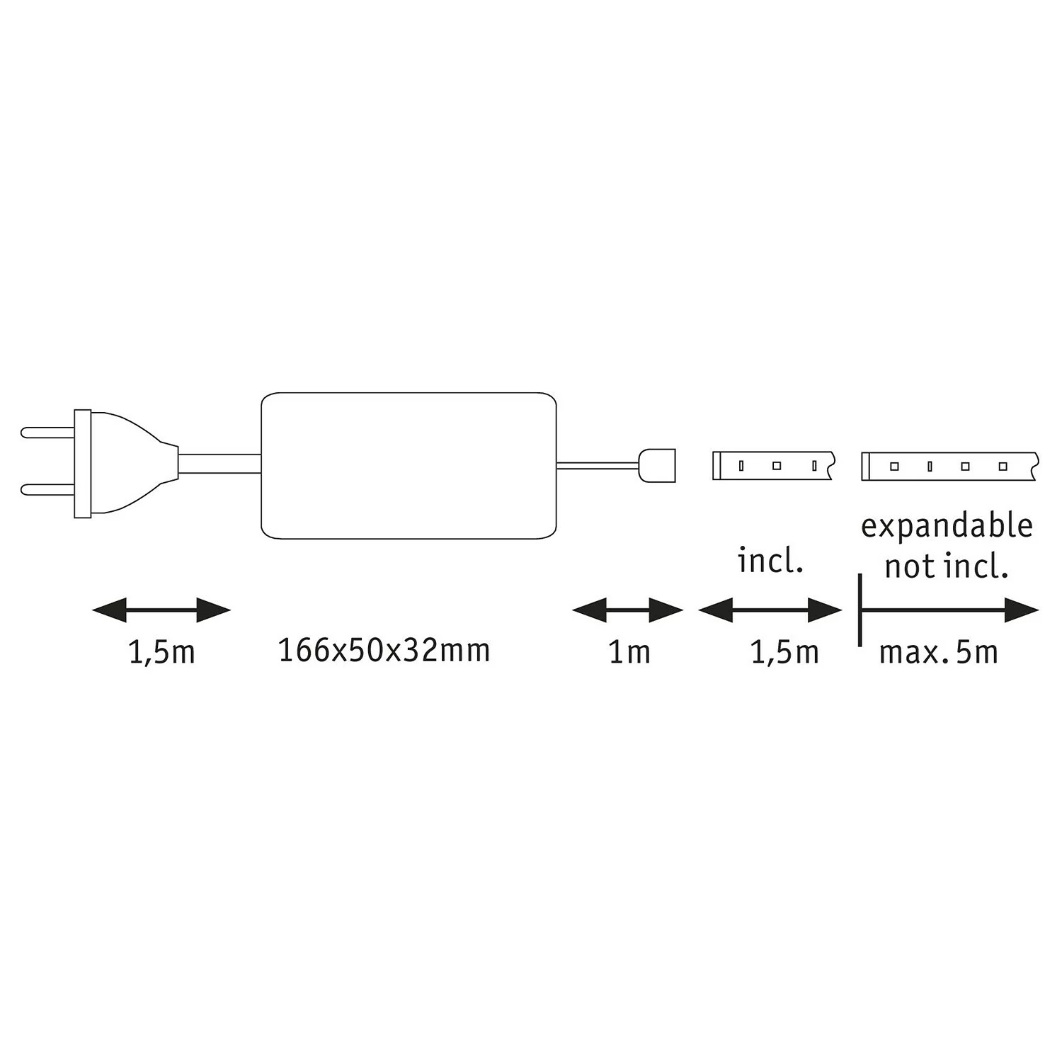 Paulmann LED-Stripes MaxLED 1,5m XIV - Silikon – Bild 7