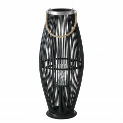 Boltze Windlicht Joshua - Baumbus - Schwarz