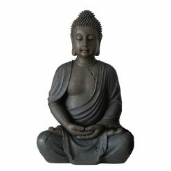 Boltze Figur Buddha Jarven - Kunstharz - Gold