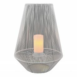 Reality Leuchten LED-Wegeleuchte Mineros - Polyacryl - Weiß - Höhe: 51 cm