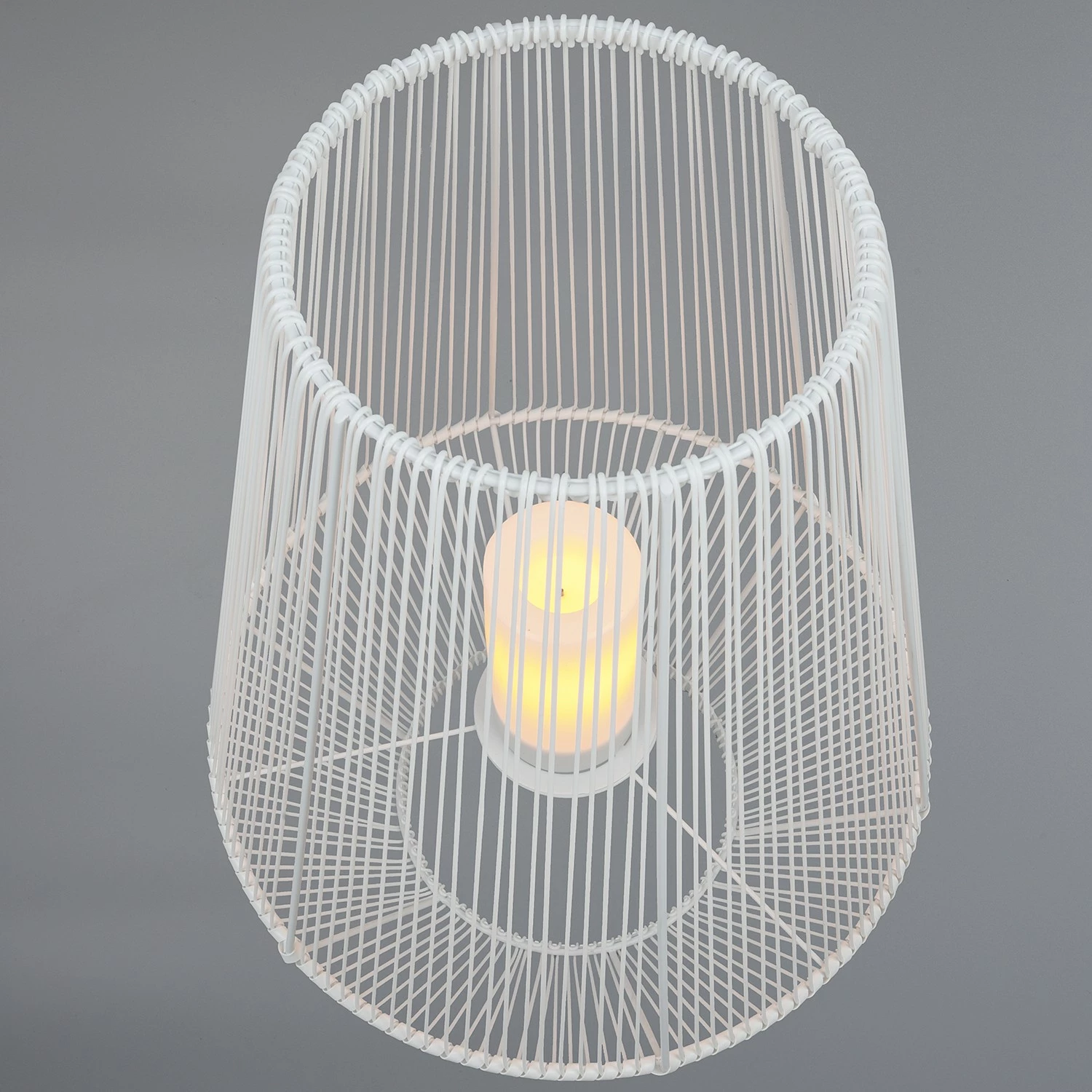 Reality Leuchten LED-Wegeleuchte Mineros - Polyacryl - Weiß - Höhe: 51 cm – Bild 3