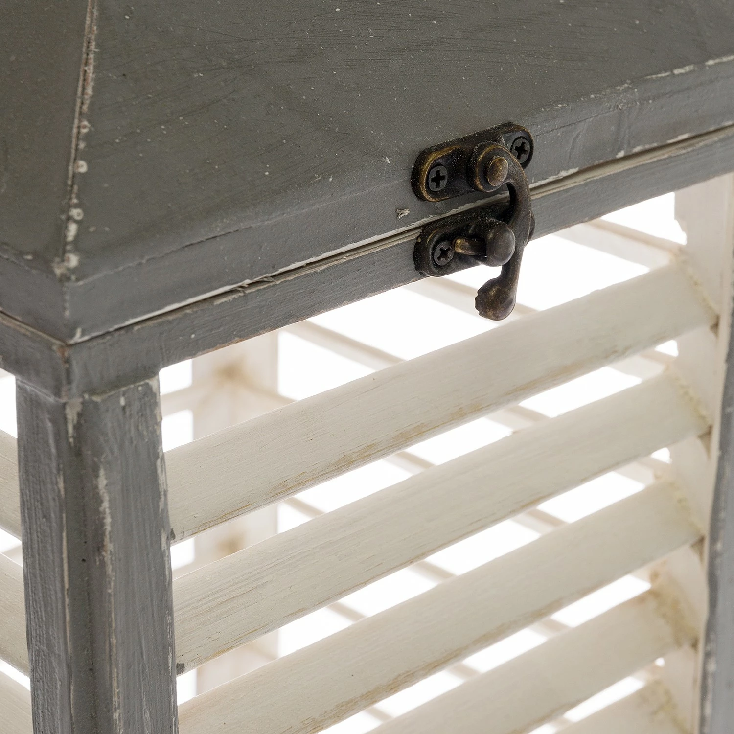 My Flair Laterne Agda - Klarglas / Tanne - Antikweiß – Bild 5