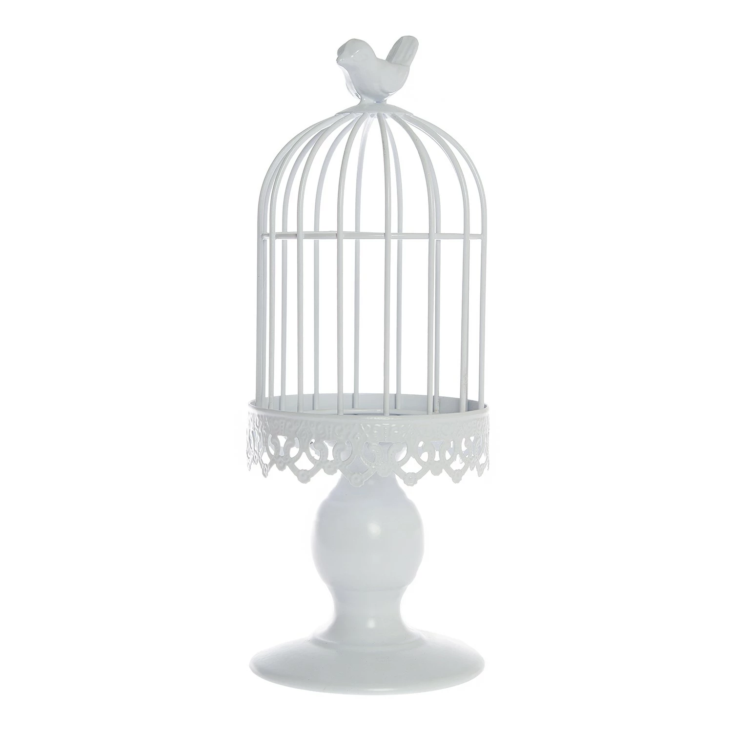 My Flair Kerzenhalter Botan - Metall - Weiß