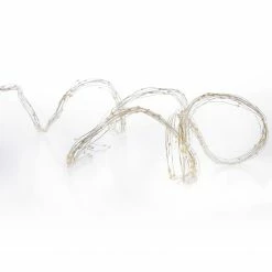 My Flair LED-Lichterkette Strang - Acrylglas - Weiß