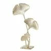 Boltze Dekoaufsteller Ginkgo - Aluminium - Gold