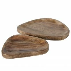 Boltze Schale Lamira II (2-teilig) - Mango - Braun