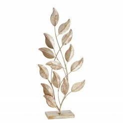 Boltze Dekoaufsteller Lingua - Eisen - Gold