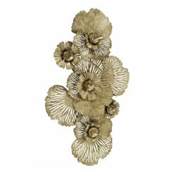 Boltze Wandobjekt Fleur - Eisen - Gold