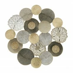 Boltze Wandobjekt Iseo - Eisen - Gold / Weiß / Schwarz