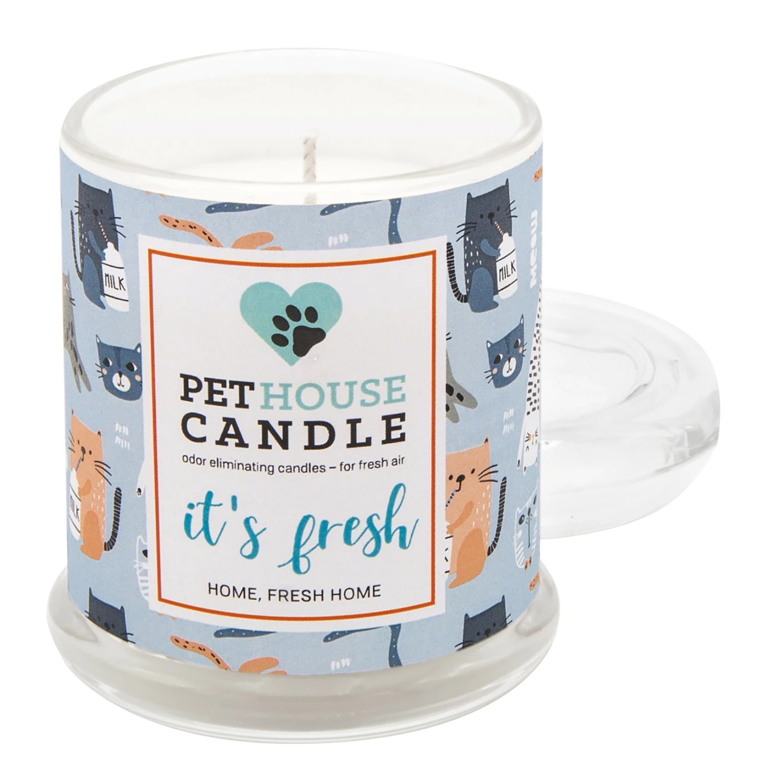 PetHouse Candle Duftkerze Home Fresh Home - Soja Wachs Mischung - Blau