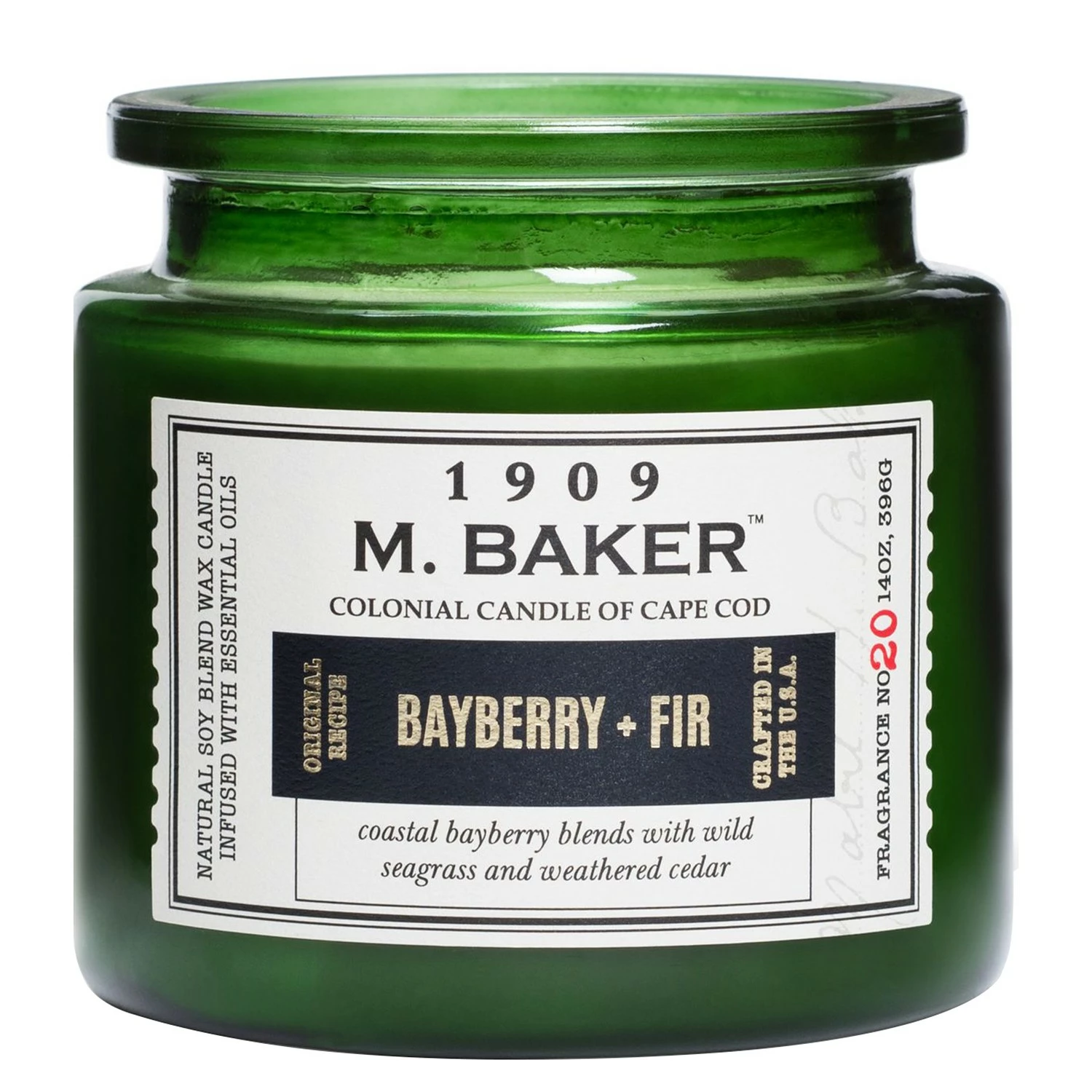 Colonial Candle Duftkerze Bayberry and Fir - Soja Wachs Mischung - Grün - 396g – Bild 2