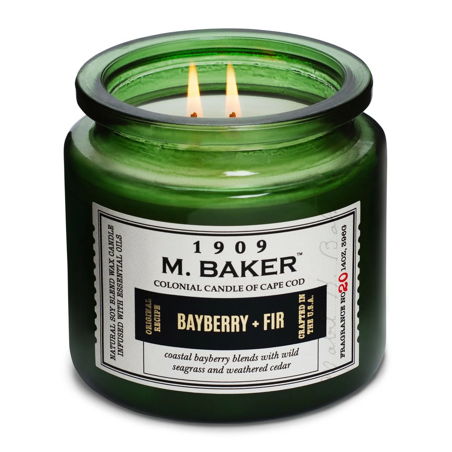 Colonial Candle Duftkerze Bayberry and Fir - Soja Wachs Mischung - Grün - 396g – Bild 3