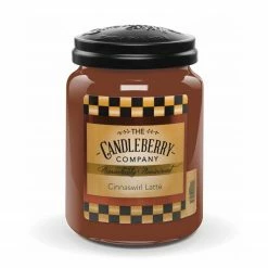 Candleberry Duftkerze Cinnaswirl - Veredeltes Paraffin - Braun - 570g