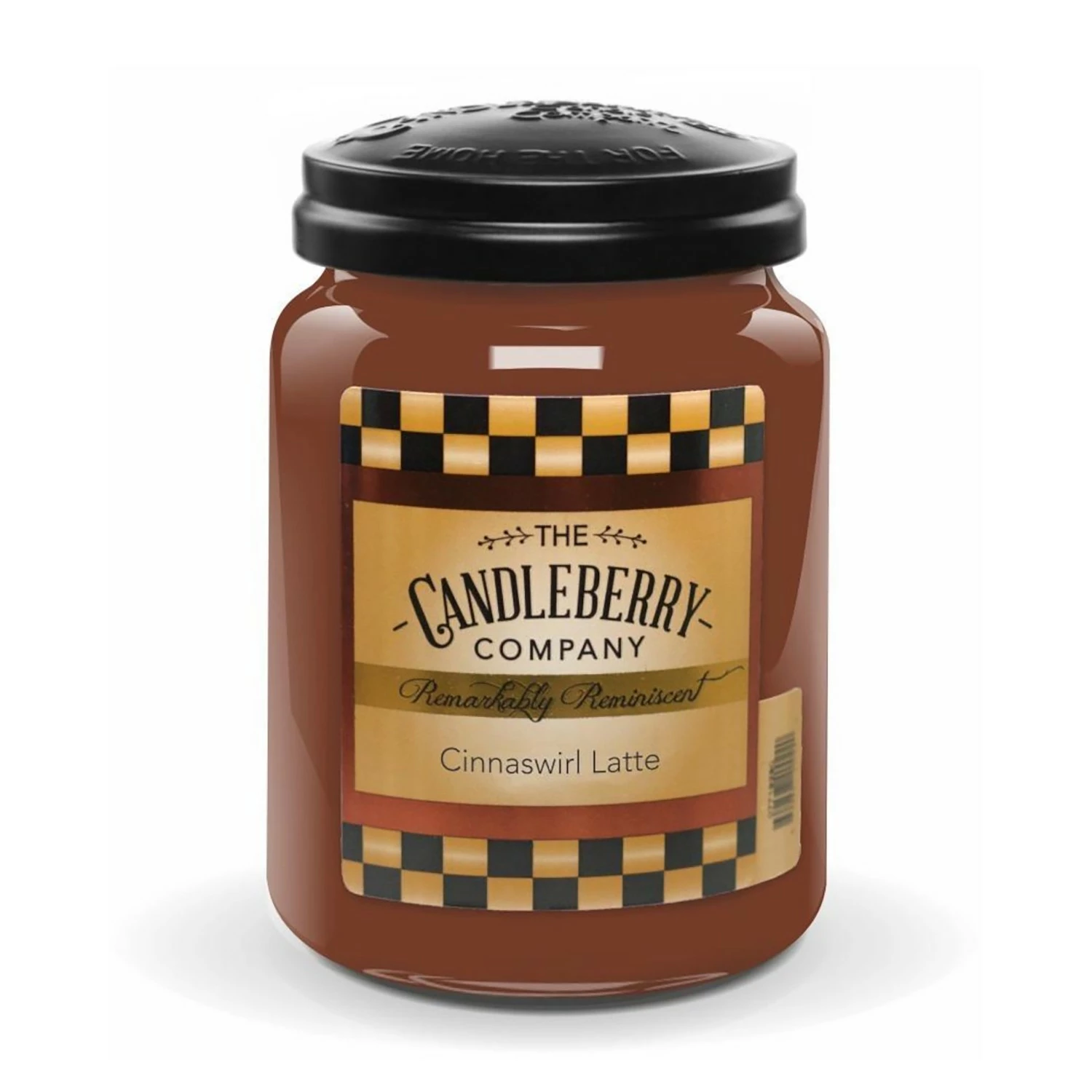 Candleberry Duftkerze Cinnaswirl - Veredeltes Paraffin - Braun - 570g