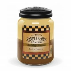 Candleberry Duftkerze Praline Dreams - Veredeltes Paraffin - Braun / Beige - 570g