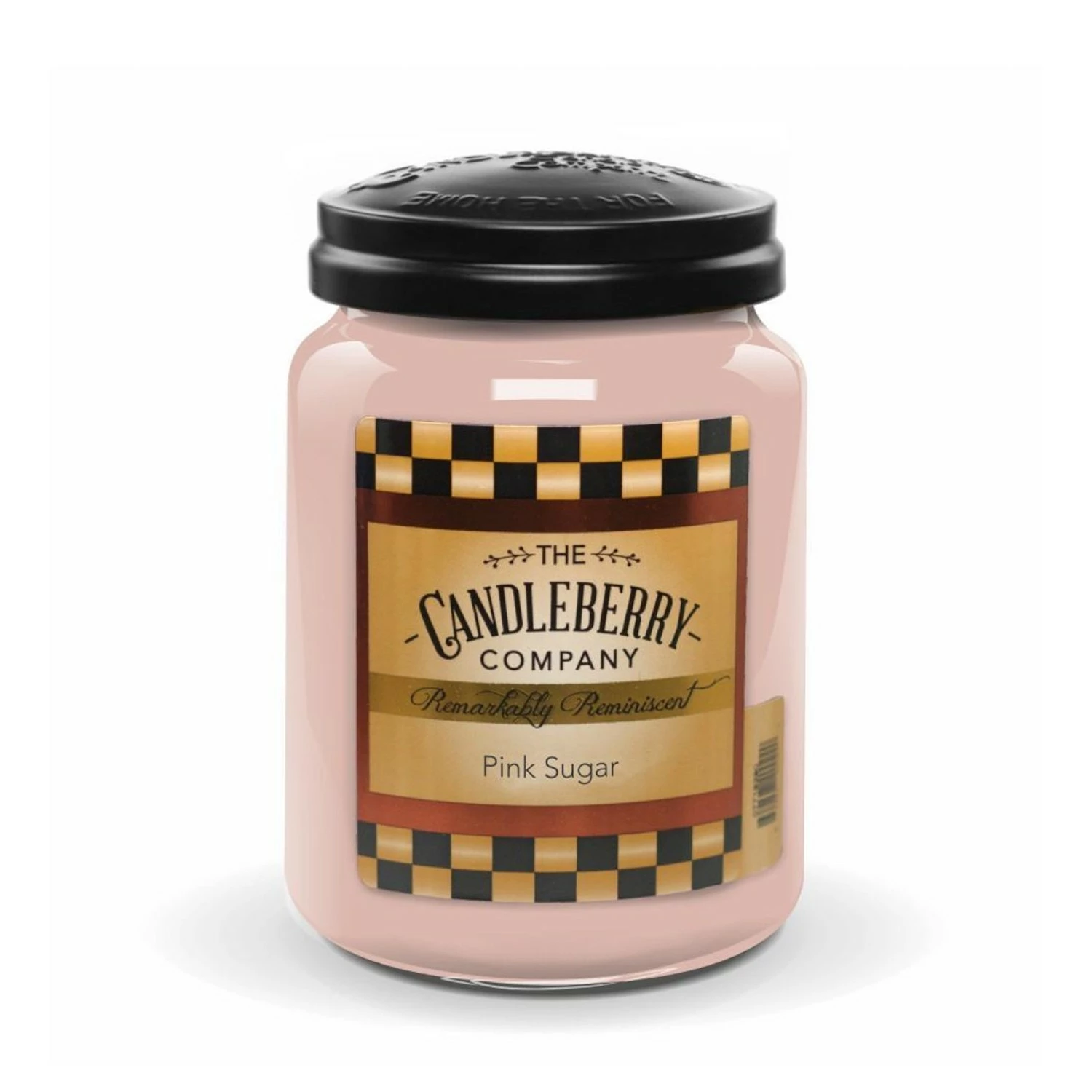 Candleberry Duftkerze Pink Sugar - Veredeltes Paraffin - Pink - 570g