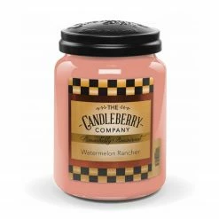 Candleberry Duftkerze Watermelon Rancher - Veredeltes Paraffin - Pink - 570g