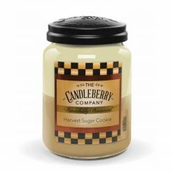 Candleberry Duftkerze Harvest Sugar Cookie - Veredeltes Paraffin - Braun / Beige - 570g