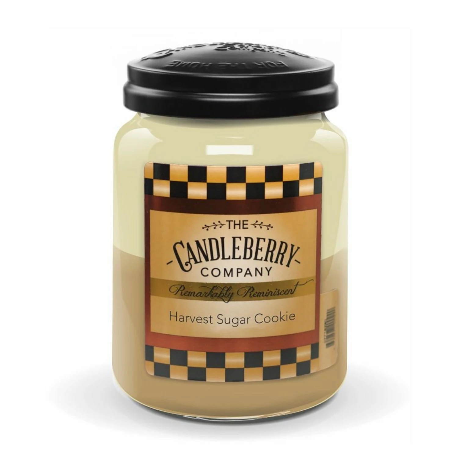 Candleberry Duftkerze Harvest Sugar Cookie - Veredeltes Paraffin - Braun / Beige - 570g