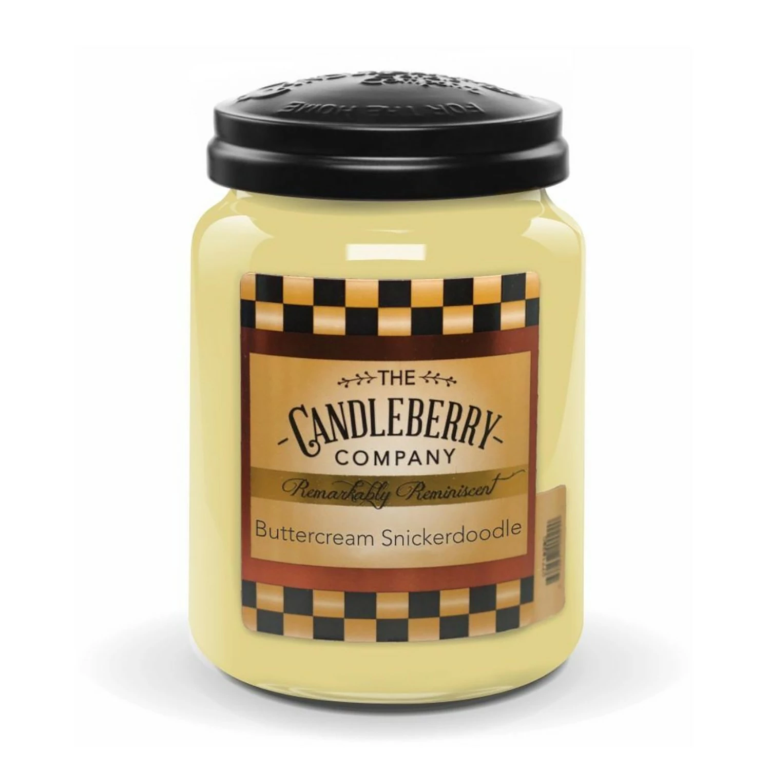 Candleberry Duftkerze Buttercream Snickerdoodle - Veredeltes Paraffin - Gelb - 570g