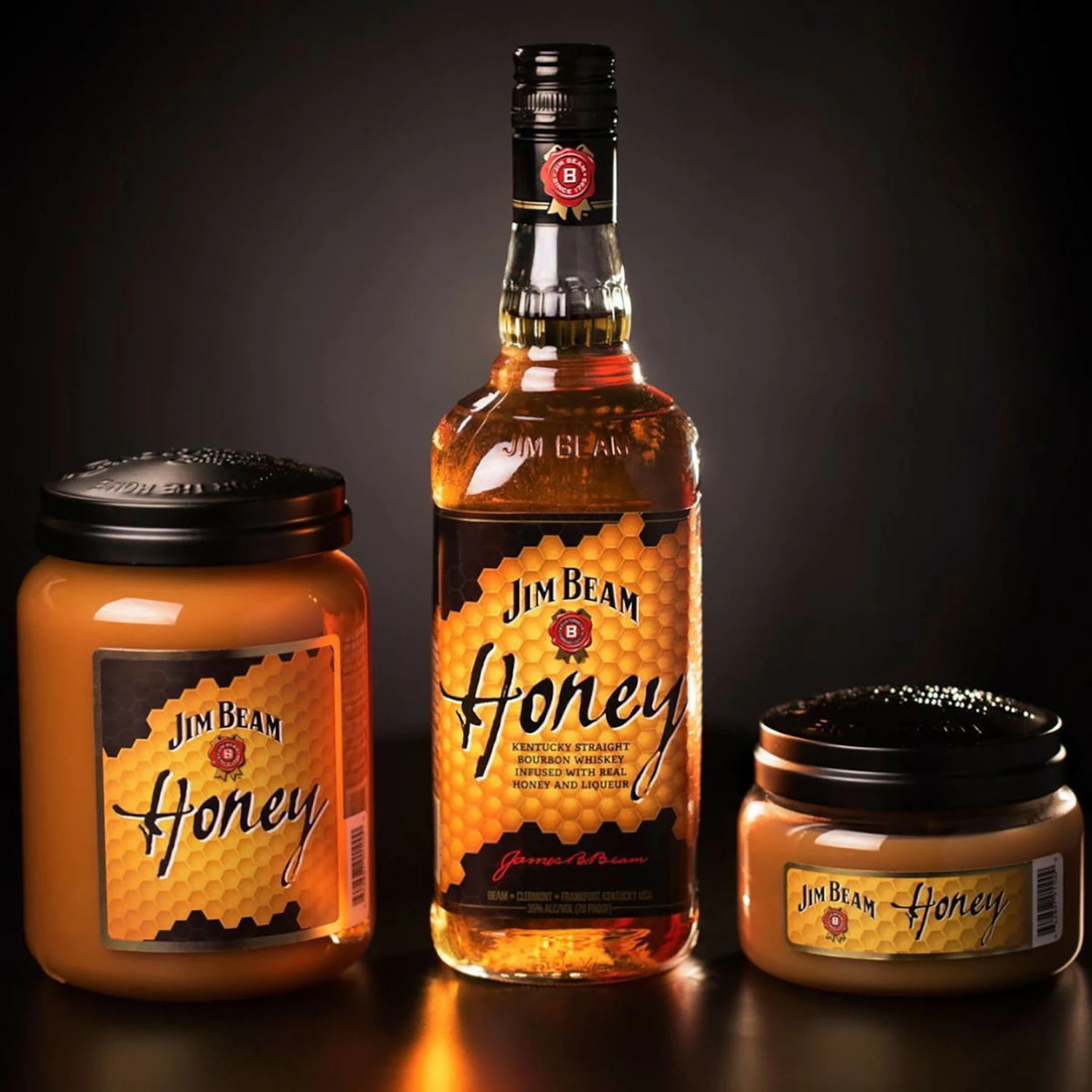 Candleberry Duftkerze Jim Beam Honey - Veredeltes Paraffin - Gold - 570g – Bild 2