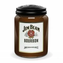Candleberry Duftkerze Jim Beam Bourbon - Veredeltes Paraffin - Braun - 570g