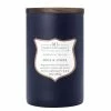 Colonial Candle Duftkerze Moss & Stone - Soja Wachs Mischung - Blau - 566g