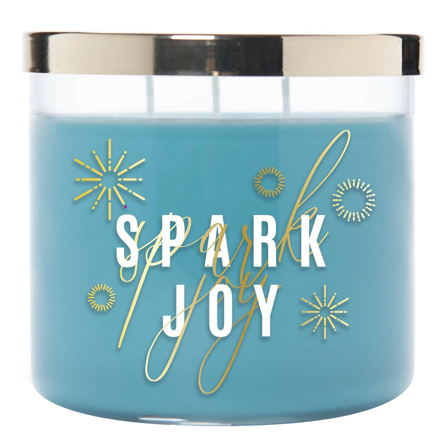 Colonial Candle Duftkerze Spark Joy - Soja Wachs Mischung - Blau - 411g
