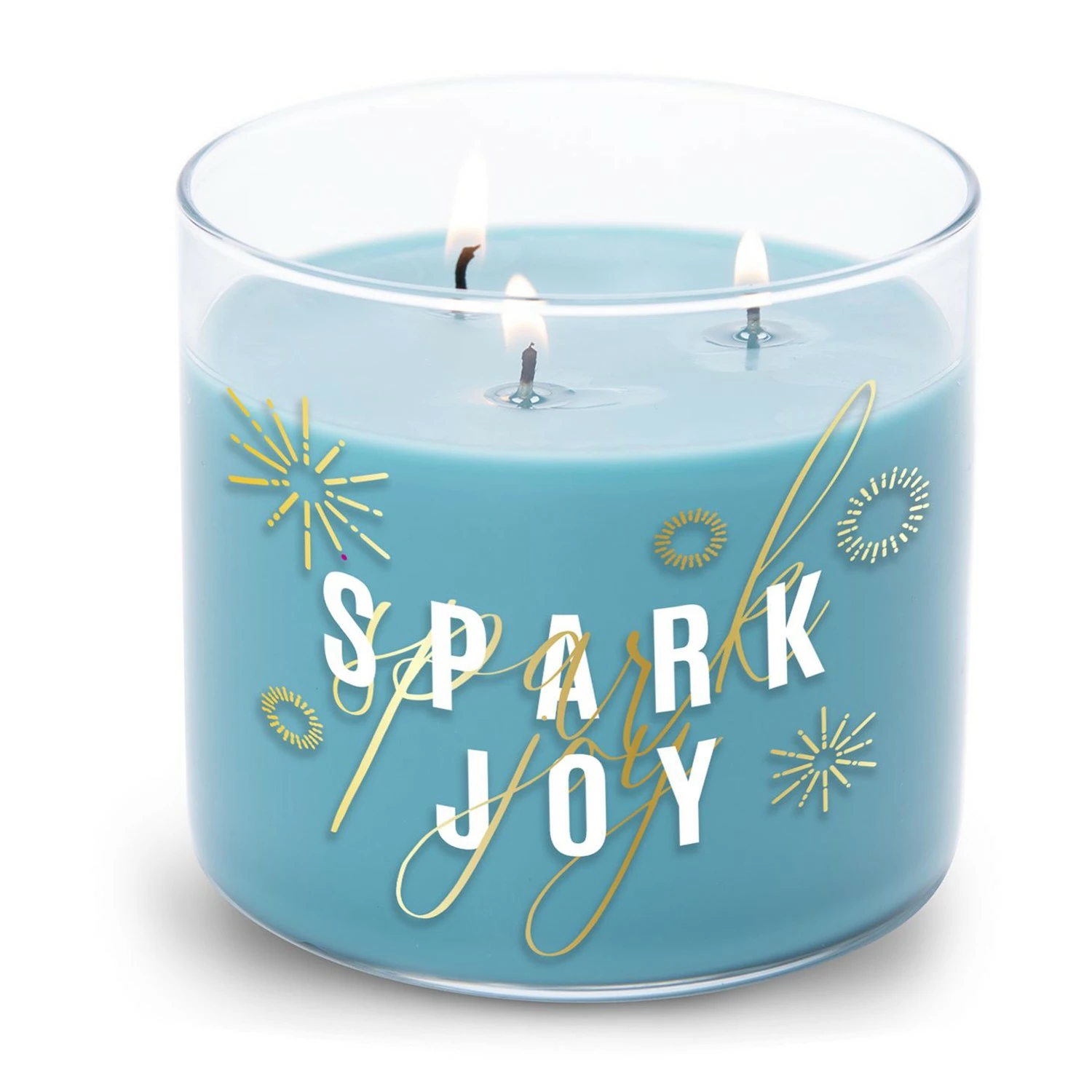 Colonial Candle Duftkerze Spark Joy - Soja Wachs Mischung - Blau - 411g – Bild 3