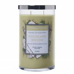 Colonial Candle Duftkerze Woodland Willow - Soja Wachs Mischung - Grün - 538g