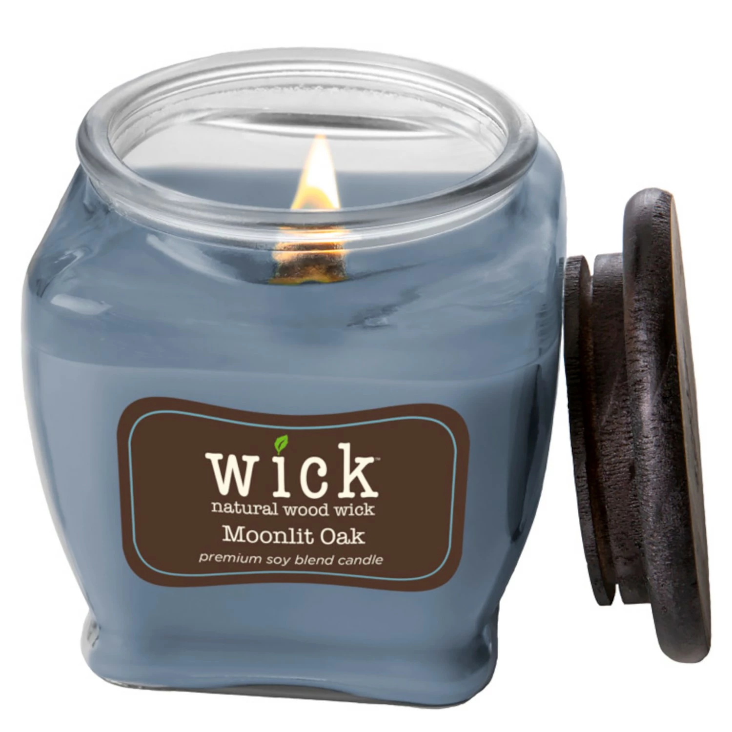 Colonial Candle Duftkerze Moonlit Oak - Soja Wachs Mischung - Blau - 425g – Bild 2