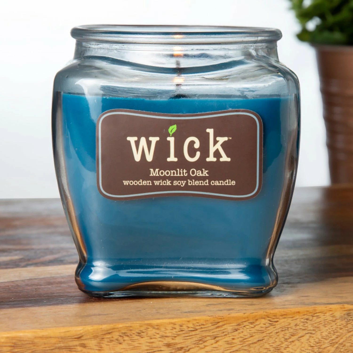 Colonial Candle Duftkerze Moonlit Oak - Soja Wachs Mischung - Blau - 425g – Bild 3