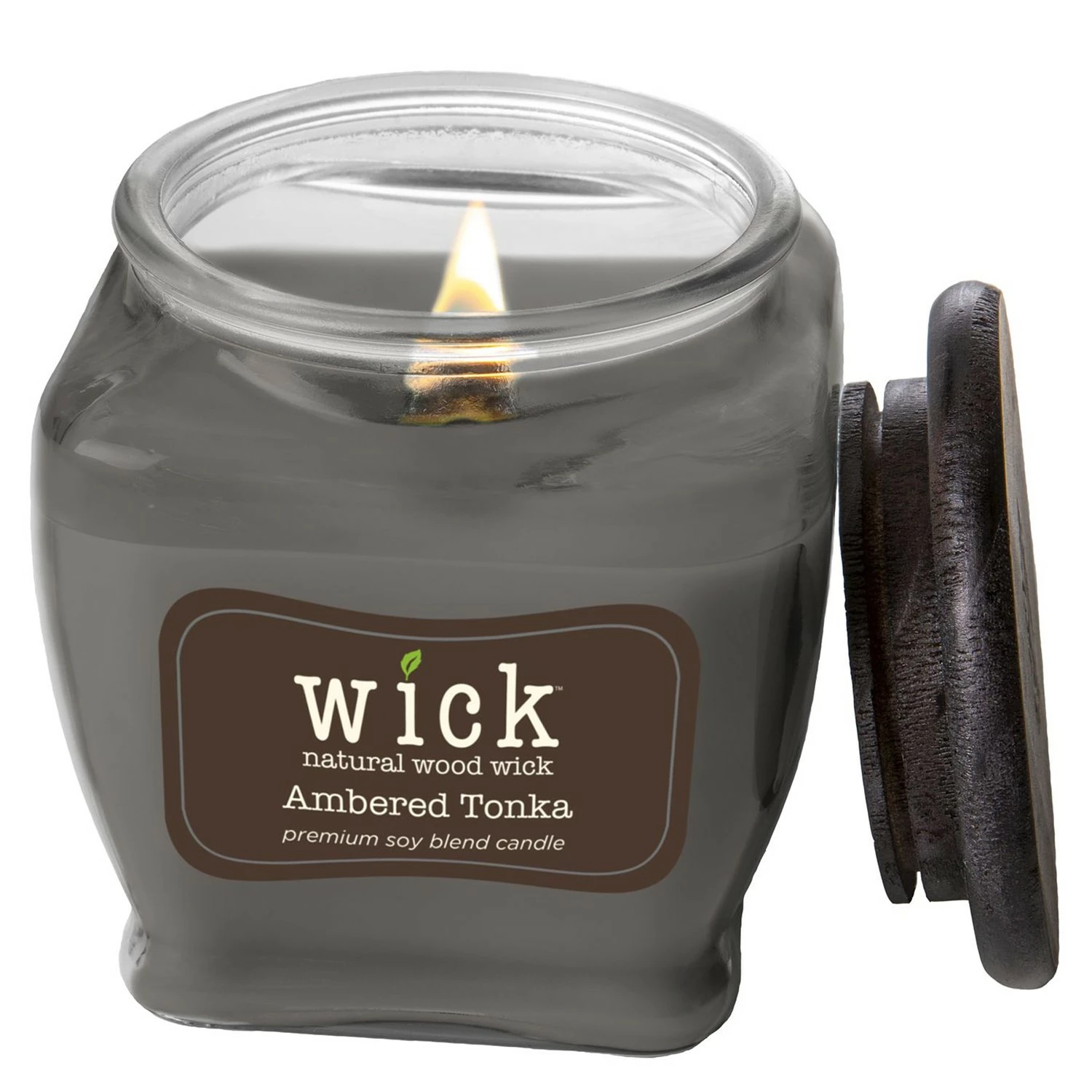 Colonial Candle Duftkerze Ambered Tonka - Soja Wachs Mischung - Schwarz - 425g – Bild 2