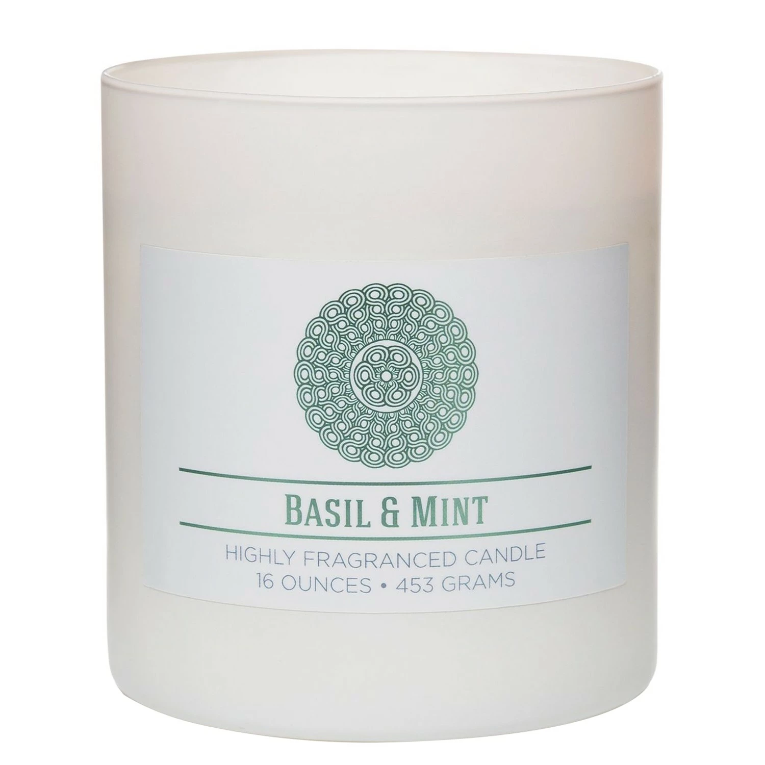 Colonial Candle Duftkerze Basil And Mint - Soja Wachs Mischung - Weiß - 453g – Bild 3