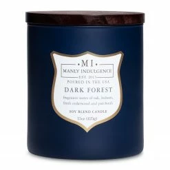 Colonial Candle Duftkerze Dark Forest - Soja Wachs Mischung - Blau - 425g