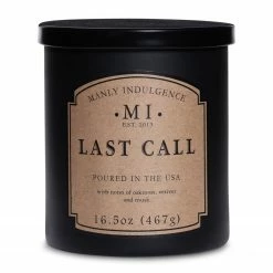 Colonial Candle Duftkerze Last Call - Soja Wachs Mischung - Schwarz - 467g