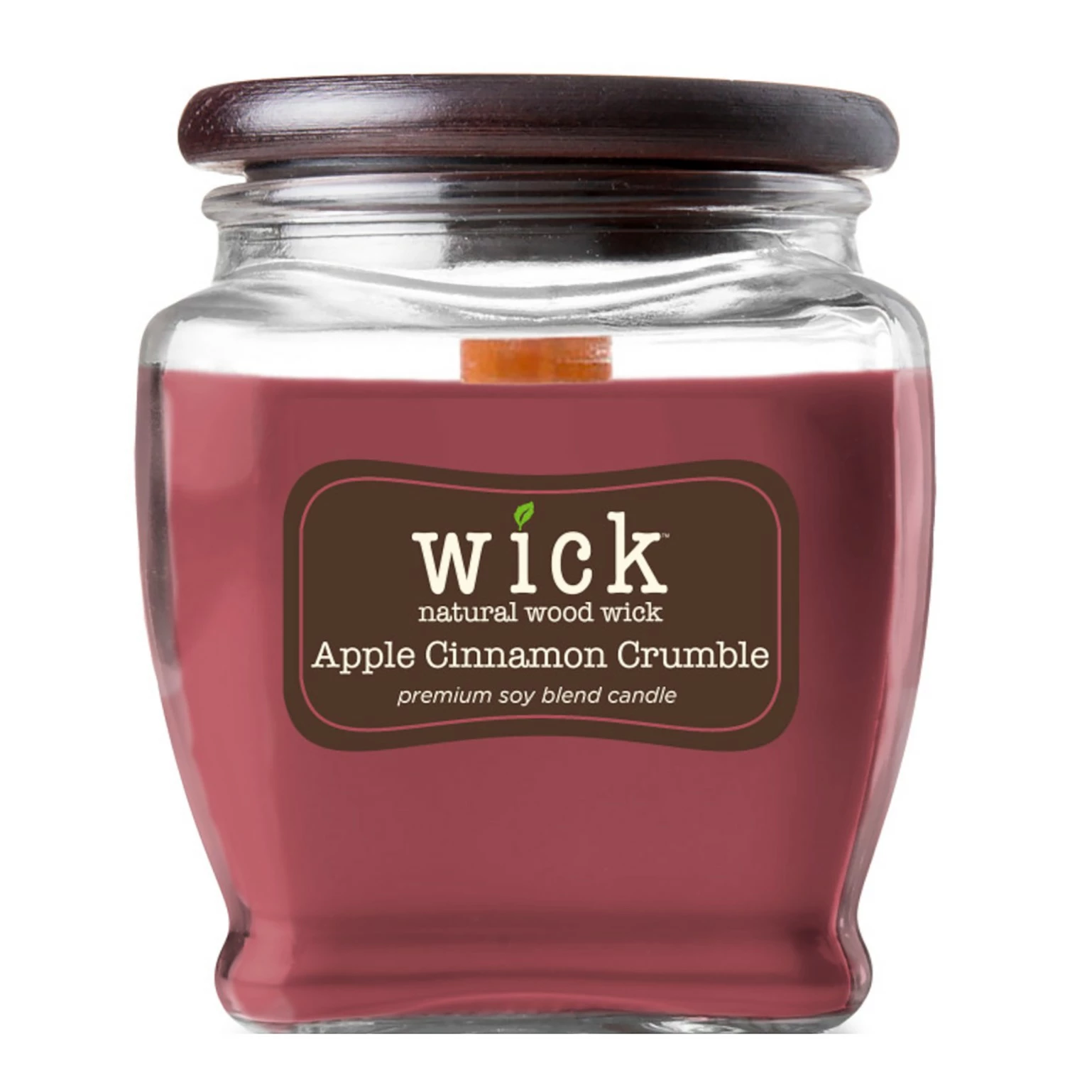 Colonial Candle Duftkerze Cinnamon Crumble - Soja Wachs Mischung - Rot - 425g