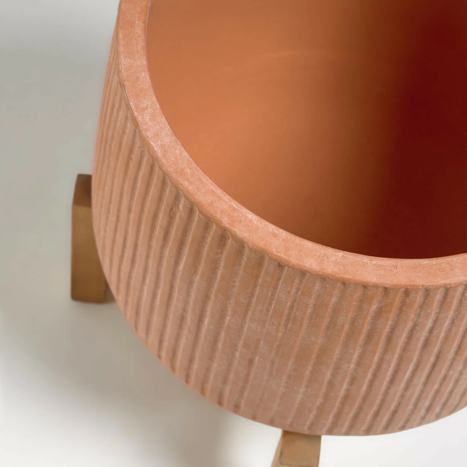 Twentyfour Pflanzkübel Daffodil - Terracotta / Acacia - Kupfer – Bild 4