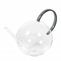 Twentyfour Vase Duyen - Borosilikatglas - Transparent / Grau