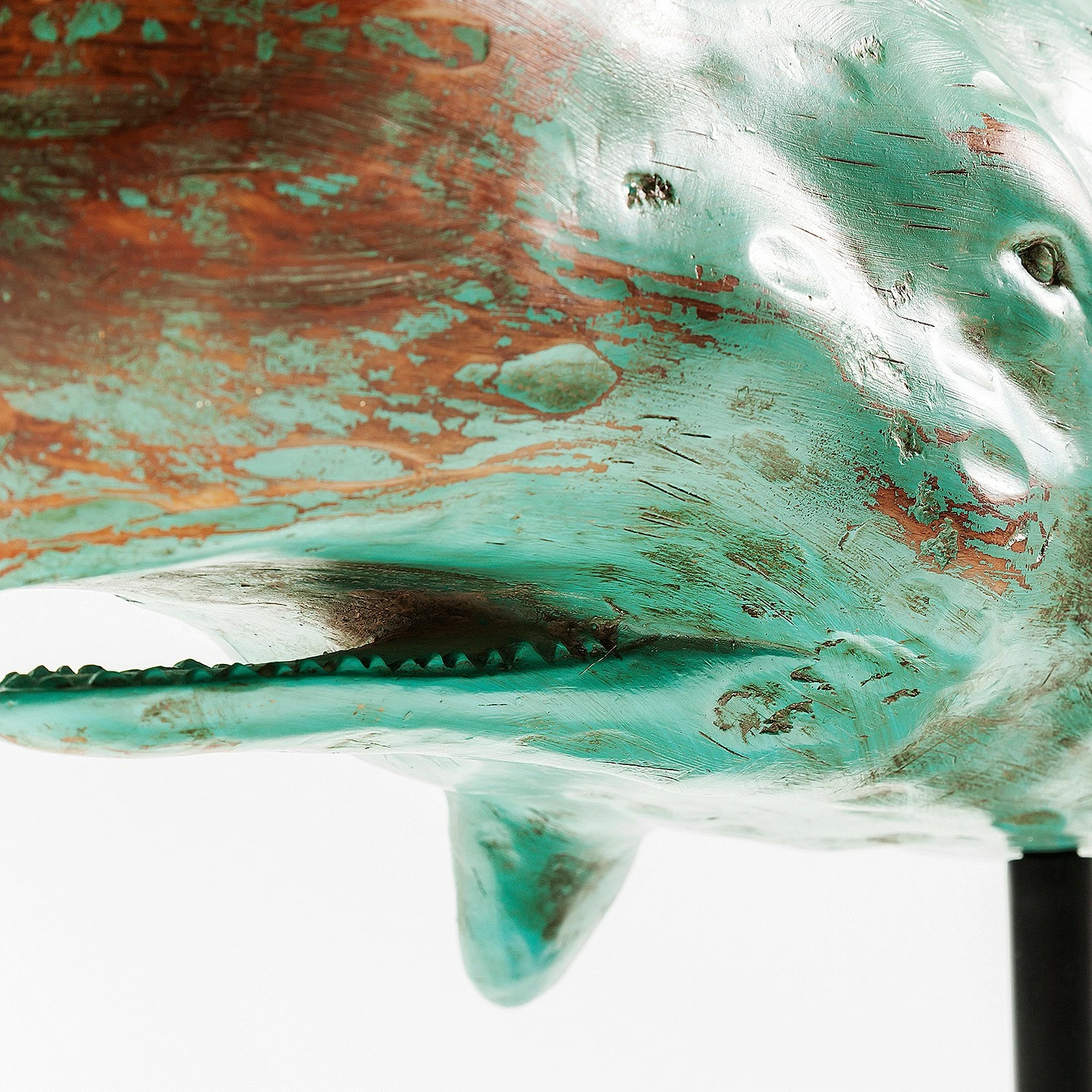 Kare Design Deko Figur Whale Base - Blau - Metall / Stein – Bild 4