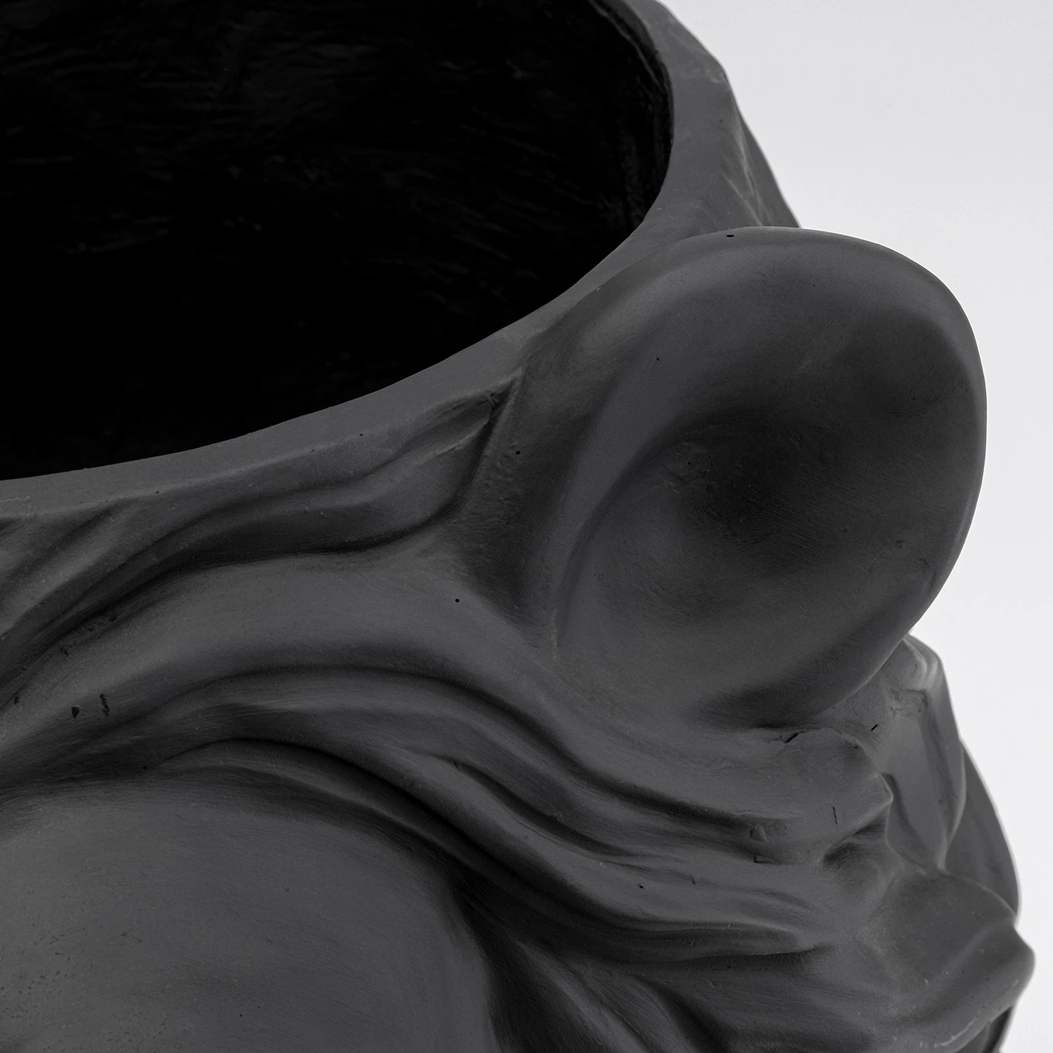 Kare Design Deko Übertopf Lion II - Schwarz - Kunststoff – Bild 7