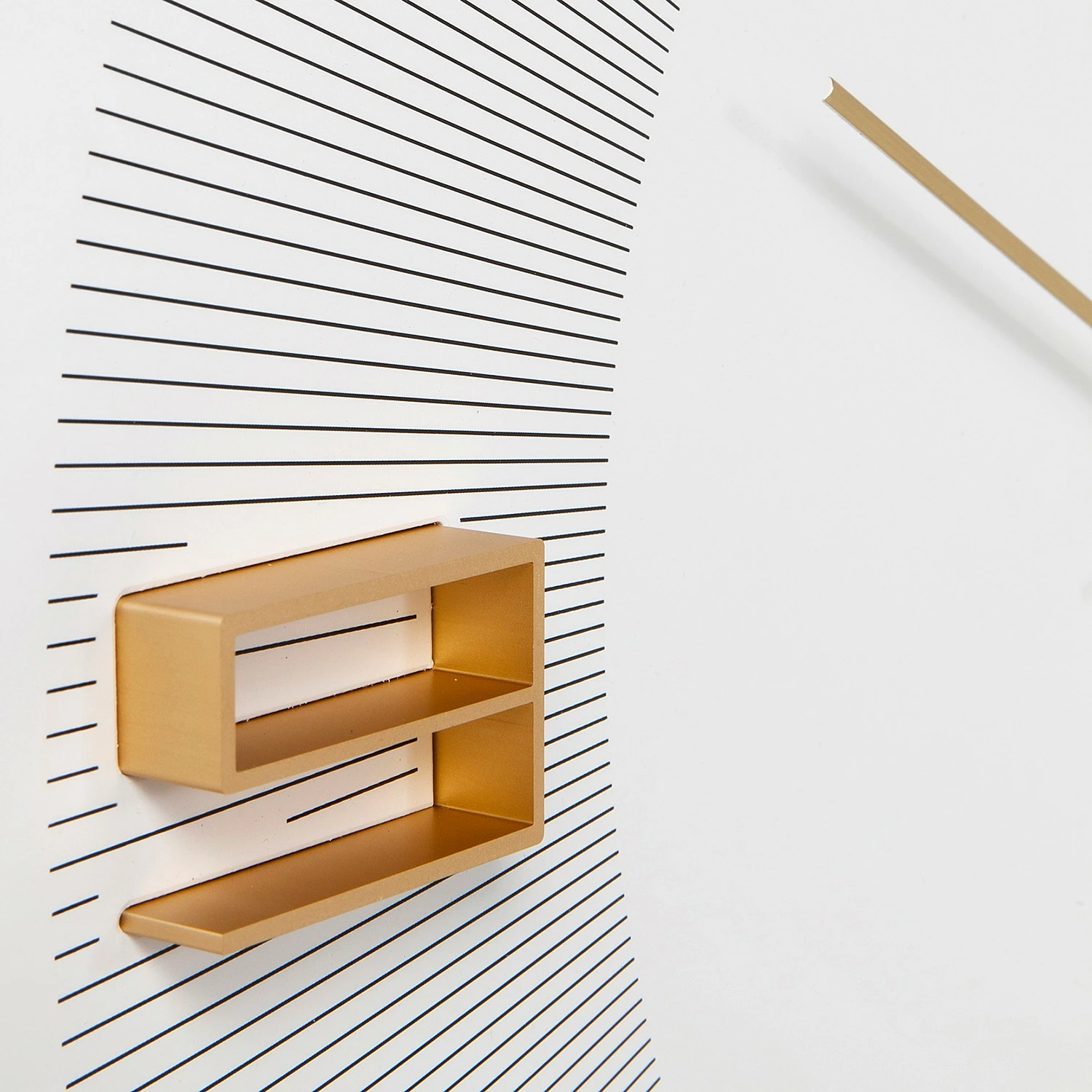 Kare Design Wanduhr Leonardo - Weiß / Gold - Metall / Holzwerkstoff / Kunststoff - Weiß / Gold – Bild 5