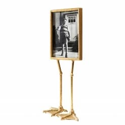 Kare Design Rahmen Duck Feet Vertical - Gold - Metall / Holzwerkstoff / Glas - 13 x 18 cm