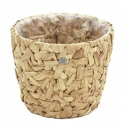 Flechtwaren Müller Übertopf Novano I - Pflanzenblatt - Beige