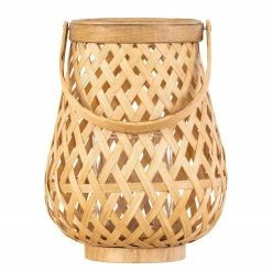 Laterne Inca - Nature - 19cm x 24cm x 19cm