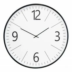 Wanduhr Bela - Quarz - Schwarz / Weiß
